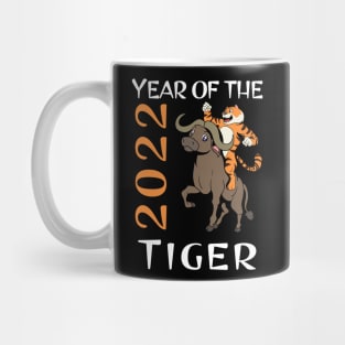 Tiger riding buffalo - 2022 Year of the tiger Mug